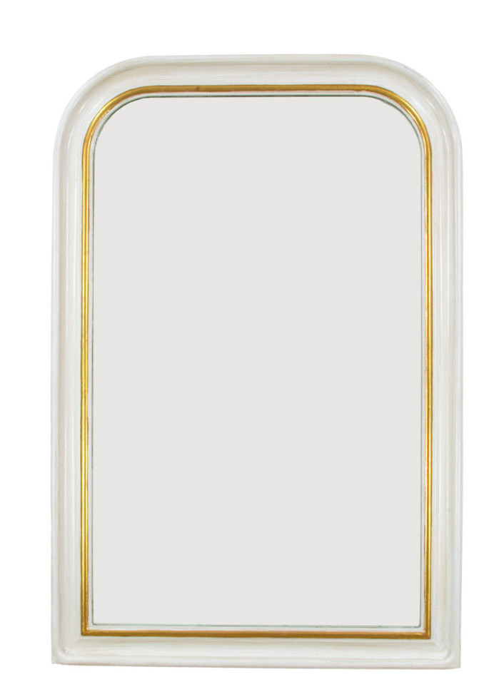 White and Gold Mirror 32x48.5