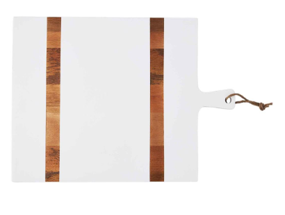 White Wood Strap Board