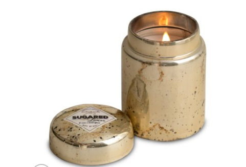 Platinum Silver Fire Mountain Candle