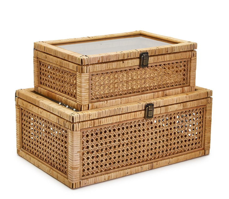 Rattan Storage Boxes